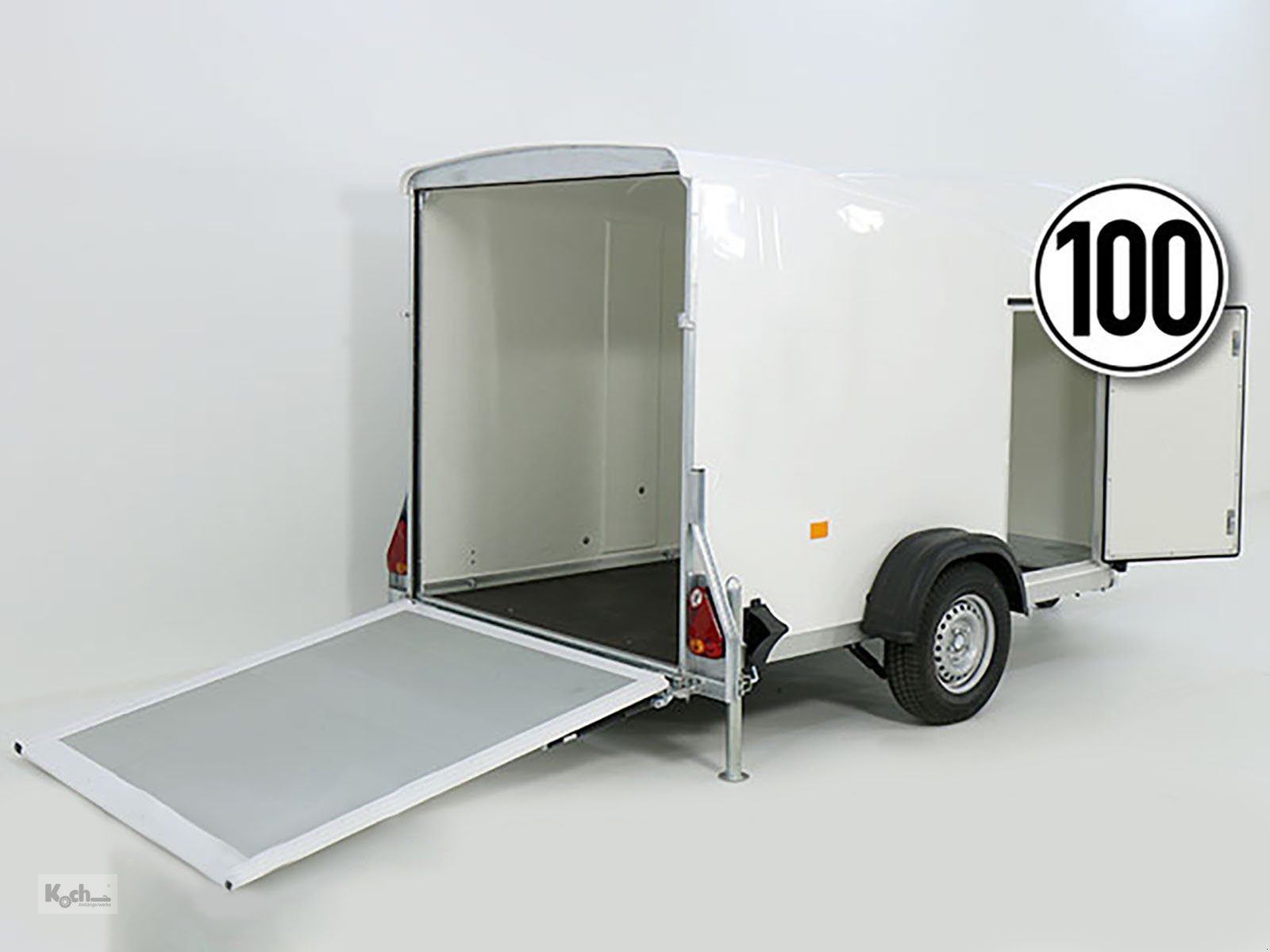 Anhänger des Typs Sonstige Kofferanhänger Cargo 1300 Vollpoly 150x290cm H:160cm|Tür|weiß (Ko12411550So), Neumaschine in Winsen (Luhe) (Bild 1)